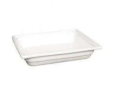 Olympia Whiteware 1/2Â Demi Taille Gastronorm 330Â x 270Â x 100Â mm Plat en porcelaine