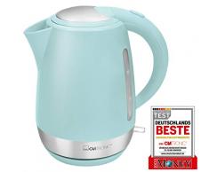 Bouilloire Clatronic - RockânâRetro - 1,7 l - Avec filtre anti-calcaire - Arrêt automatique et manuel - Ãlément chauffant dissimulé Mint-grün
