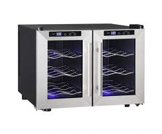 Qlima FWK 1612 cave Ã vin Autonome Noir 12 bouteilles/bouteilles Refroidisseur thermoÃ©lectrique D