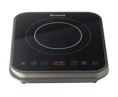 Brandt TI1FSOFT Table Induction Posable avec 1 Foyer Noir 2000 W