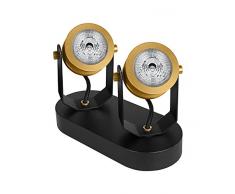 OSRAM Edition 1906 Decospot Vintage Double | Applique / Plafonnier | Or | 2x6,1 Watts - 2x350 Lumens | Blanc Chaud 2700K