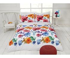 Rapport Parure de lit de fleurs des champs,,, Multicolore, King