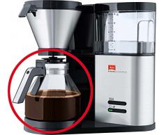 Melitta Verseuse en Verre, CapacitÃ© 1,25 Litre, Pour CafetiÃ¨res Ã Filtres Aroma Elegance et Aroma Elegance DeLuxe, Noir/Inox