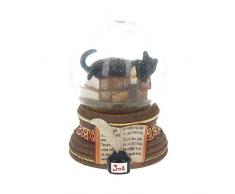 Nemesis Now Witching Hour Lisa Parker Boule Ã Neige en rÃ©sine et Verre Marron 17,5 cm Taille Unique