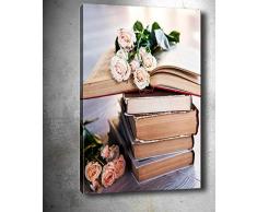 Bonamaison Peinture sur toile, multicolore, 30 x 40 cm - Conçu et fabriqué en Turquie