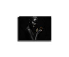 Bonamaison Peinture sur toile, multicolore, 40 x 60 cm - Conçu et fabriqué en Turquie