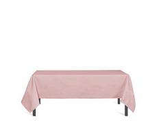 Soleil docre 818235 ALIX Nappe anti-tâches rectangle Polyester Rose 140 x 300 cm