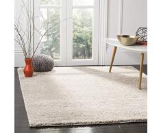 Safavieh Tapis Shag, Tissé Polypropylène Tapis en Gris Clair, 160 X 230 cm