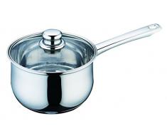 Buckingham en Acier Inoxydable Induction Casserole avec Couvercle en Verre, Faitout 18Â cm/2.8Â LitreÂ âÂ QualitÃ© supÃ©rieure