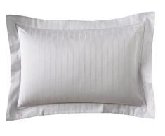 Blanc des Vosges DIVINE Taie rectangle Coton MÃ©tal 75 x 50 cm