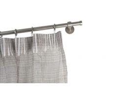 InCasa Tringle Ã Rideaux: Ã 20 mm, L. 360 cm. en Acier satinÃ© - Complet