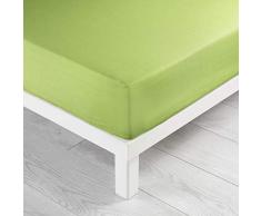 douceur dintÃ©rieur drap housse 1 personne 90x190 cm lina pistache