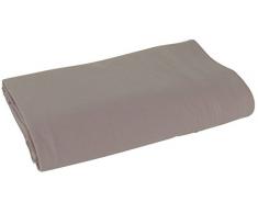 Vent du sud Drap Plat, Coton, Galet, 270x300 cm