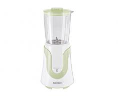 BEPER 90.435V Mixeur 300W 500ml Lame en Acier Inoxydable, 300 W, 0.5 liters, Blanc/Vert