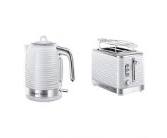 Russell Hobbs Set Petit Déjeuner Bouilloire et Grille-Pain Toaster XL Inspire - 24360-70 et 24370-56