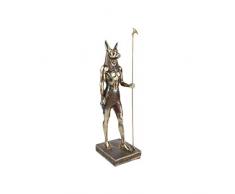 lachineuse Statuette Dieu EGYPTIEN Anubis - Teinte Bronze Doré - Hauteur : 31 cm