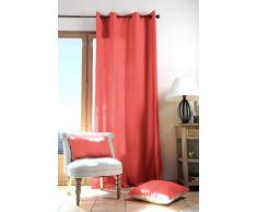 Lovely Casa Duo UNI Rideau 140X280 CM, Coton, Corail
