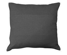 douceur dintÃ©rieur housse de coussin 40x40 cm coton lana anthracite