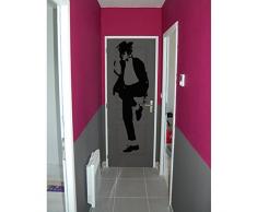 TATOUTEX Stickers Michael Jackson - Rouge, L 30cm x H 94cm