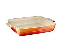 Le Creuset, Plat Rectangulaire en CÃ©ramique, 17 x 26 cm, Pour 4 Portions, Volcanique