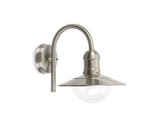 Prolight 895200004 Ãclairage Applique Diffuseur Claire E27, MÃ©tal, Gris