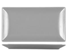 H&H H&H Boston Plat rectangulaire 25Â x 15Â cm Gris GrÃ¨s