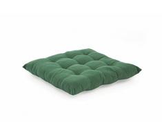 Galileo Casa Chair Coussin pour Chaise, Coton, 40Â x 40Â x 3Â cm 40x40x3 cm Vert foncÃ©