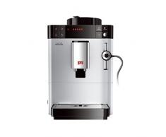Melitta Machine à Café et Boissons Chaudes Automatique, Auto-Cappuccinatore, Caffeo Passione, Argent, F53/0-101