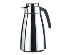 Emsa 513814 BELL Pichet isotherme, Aroma Diamond, Acier inoxydable, Fermeture Quick Tip,1,5 L, chrome