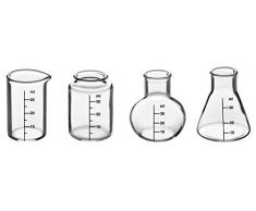 Barbuzzo 14998 Labor Lot de 4 verres à liqueur Transparent