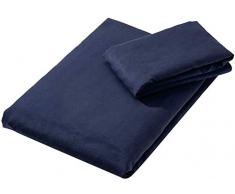 AmazonBasics Set de serviettes de sport/voyage en microfibre comprenant 1 drap de bain et 1 serviette essuie-mains