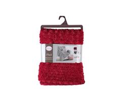 douceur dintÃ©rieur plaid 130x160cm imitation fourrure himalaya rouge