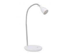 Brilliant G92935/05 Lampe Ã Poser MÃ©tal/Plastique Chrome/Blanc 1 x 3 W 16 x 28 x 40 cm