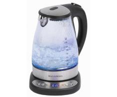 White and Brown DA 935 Bouilloire en Verre avec SÃ©lecteur de TempÃ©rature 2200 W