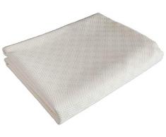 Venilia UNI Rectangle sous-Nappe Bulgomme ProtÃ¨ge Table, Polyester, Blanc, PVC, rectangulaire, 135Â x 180Â cm, 53376, 135 x 180 cm