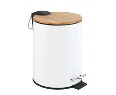 WENKO DIE BESSERE IDEE Poubelle à pédale Tortona