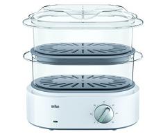 Braun FS5100WH Cuiseur Vapeur Electrique Blanc Neige 33 x 31 x 19,5 cm