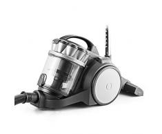 HARPER Raptor_Black+Grey, Aspirateur sans Sac Multi-cyclonique, Noir et Gris, 800 W, 3 liters, 78 dÃ©cibeles