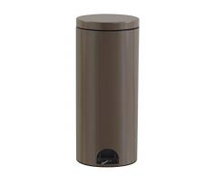 Poubelle à Pédale, 30 L, Taupe