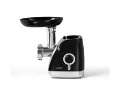 LIVOO DOP149 Hachoir à Viande Multifonctions, 600 W, Noir, Argent