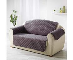 douceur dintérieur protege canape matelasse 279 x 179 cm microfibre unie club anthracite