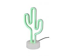 Reality Leuchten R55220101 Lampe de table, Plastique, Blanc