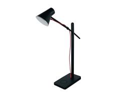 OSRAM - Lampe de bureau LED PANAN Alu USB - Dimmable Blanc Chaud/Froid - TÃªte orientable - Port de recharge USB - Batterie pour Ã©clairage autonome incluse - Aluminium Noir