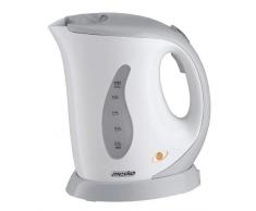 Mesko MS 1236r MS1236R bouilloire électrique, Plastique, 0.6 liters, Blanc/Gris