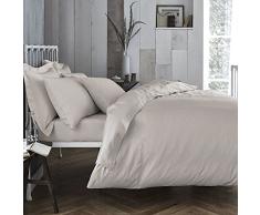 Bianca Housse de Couette 200Â Fils, Coton, Neutre, Simple