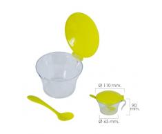 Oryx 5071085 Sucrier en plastique avec couvercle et cuillÃ¨re