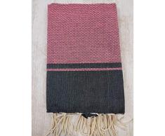 TML Fouta Ã Tissage, Coton, Royalbleu Brise, Taille Unique