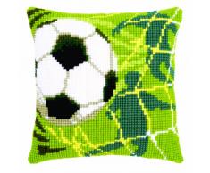 Kit coussin au point de croix Football