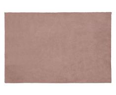 Eurofirany Tapis décoratif pour Salon, Chambre à Coucher, Cuisine, Imitation Fourrure Douce et Rose foncé 50 x 70 cm