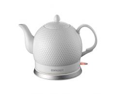 CONCEPT HausgerÃ¤te Concept Golf RK0050 Bouilloire Ã©lectrique sans fil en cÃ©ramique â Bouilloire dans un design de balle de golf 3D â 1,2 l â 1000 W